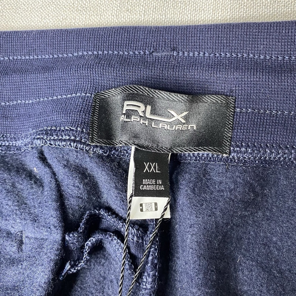 RLX Ralph Lauren Unit 02 Jogger Pants XXL Navy Blue Performance Knit Zip Pocket - Picture 13 of 16